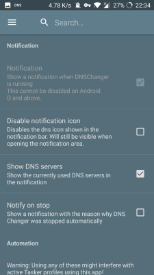 Capture d'écran de l'application DNSChanger for IPv4/IPv6 - #5