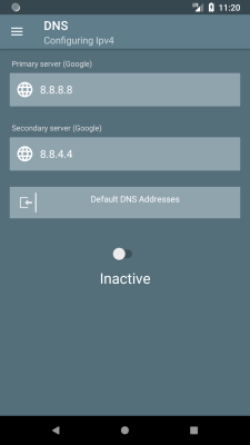 Capture d'écran de l'application DNSChanger for IPv4/IPv6 - #6