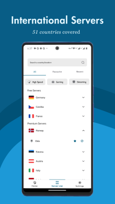Capture d'écran de l'application VPN One Click - #5