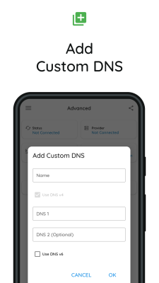 Capture d'écran de l'application DNS Changer - #4