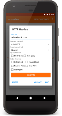 Capture d'écran de l'application AnonyTun - #5