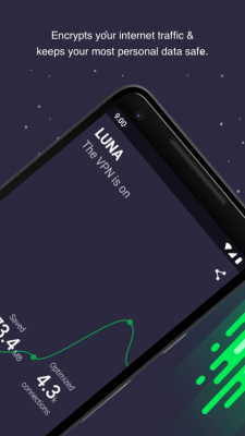 Capture d'écran de l'application Luna VPN - #2