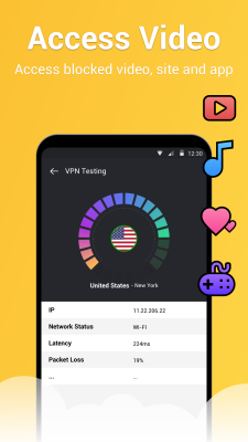 Capture d'écran de l'application SuperNet VPN - #4