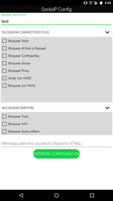 Capture d'écran de l'application SocksIP Tunnel - #6