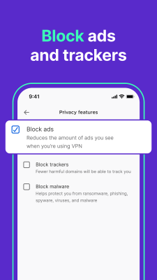 Capture d'écran de l'application Mozilla VPN - #4