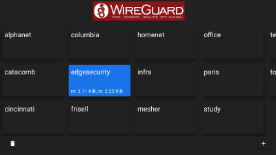 Capture d'écran de l'application WireGuard - #6