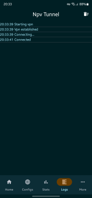 Capture d'écran de l'application Npv Tunnel - #4