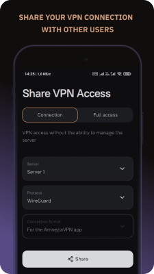 Capture d'écran de l'application Amnezia VPN - #7