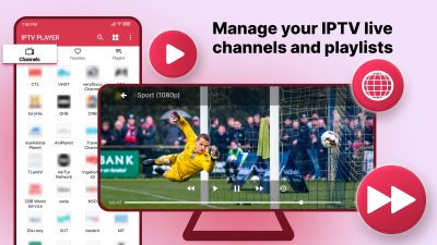 Capture d'écran de l'application IPTV PLAYER - #1