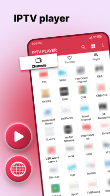 Capture d'écran de l'application IPTV PLAYER - #2