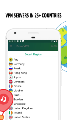 Capture d'écran de l'application Power VPN - #4