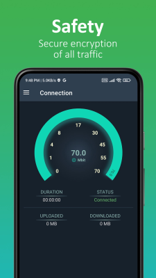 Capture d'écran de l'application Nomad VPN - #1