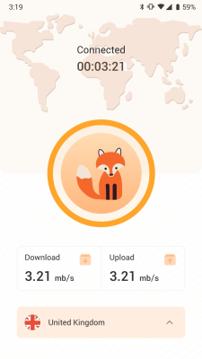 Capture d'écran de l'application Fox VPN - #2