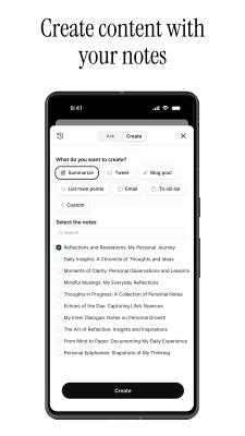 Capture d'écran de l'application Voicenotes - #3