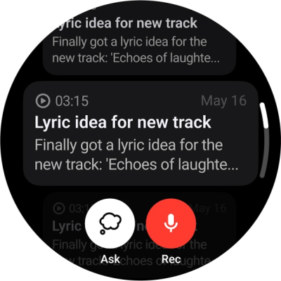 Capture d'écran de l'application Voicenotes - #8