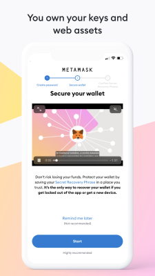 Capture d'écran de l'application MetaMask - #3