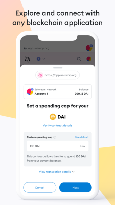 Capture d'écran de l'application MetaMask - #7