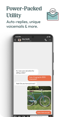 Capture d'écran de l'application Hushed - #7