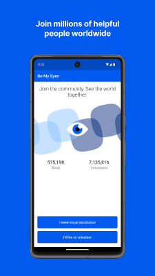 Capture d'écran de l'application Be My Eyes - #5