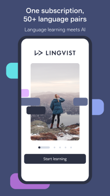 Capture d'écran de l'application Lingvist - #1