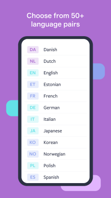 Capture d'écran de l'application Lingvist - #2