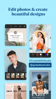 Capture d'écran de l'application GoDaddy Studio - #3