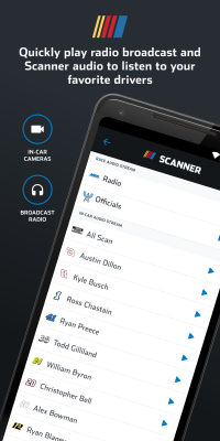 Capture d'écran de l'application NASCAR MOBILE - #3