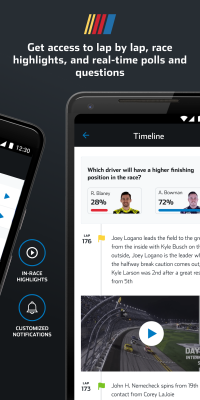 Capture d'écran de l'application NASCAR MOBILE - #4