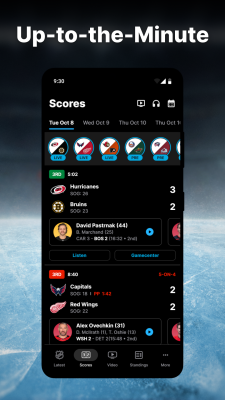 Capture d'écran de l'application NHL - #2