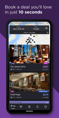 Capture d'écran de l'application HotelTonight - #2