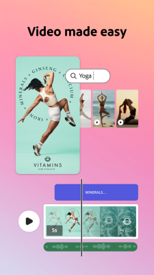 Capture d'écran de l'application Adobe Express - #3