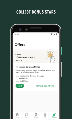 Capture d'écran de l'application Starbucks - #7
