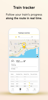 Capture d'écran de l'application VIA Rail Canada - #5