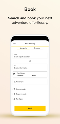 Capture d'écran de l'application VIA Rail Canada - #7