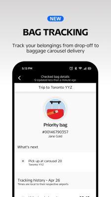 Capture d'écran de l'application Air Canada - #4