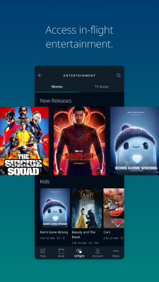 Capture d'écran de l'application WestJet - #4