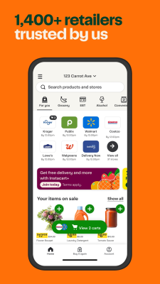 Capture d'écran de l'application Instacart - #4