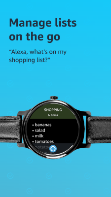 Capture d'écran de l'application Amazon Alexa for Smart Watches - #3