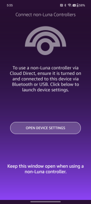 Capture d'écran de l'application Luna Controller - #8