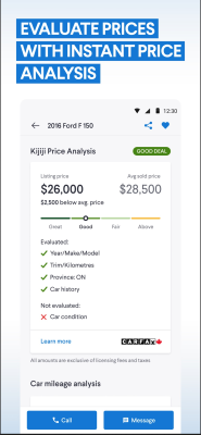 Capture d'écran de l'application Kijiji Autos - #3