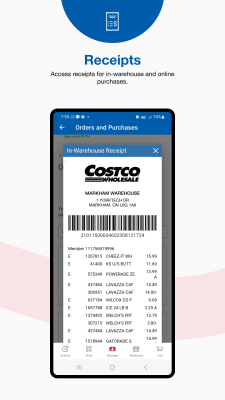 Capture d'écran de l'application Costco - #2