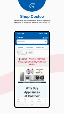 Capture d'écran de l'application Costco - #3