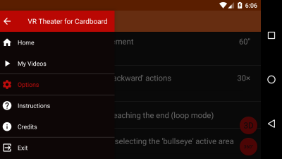Capture d'écran de l'application VR Theater for Cardboard - #3