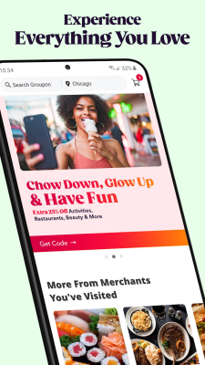Capture d'écran de l'application Groupon - #5