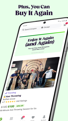 Capture d'écran de l'application Groupon - #7