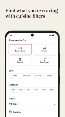 Capture d'écran de l'application OpenTable - #3