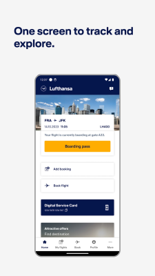 Capture d'écran de l'application Lufthansa - #2