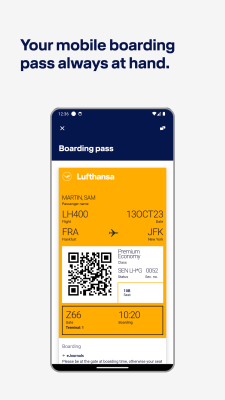 Capture d'écran de l'application Lufthansa - #6