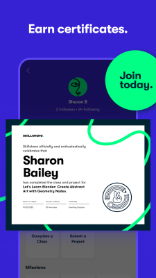 Capture d'écran de l'application Skillshare - #6