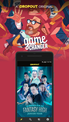 Capture d'écran de l'application Dropout - #3